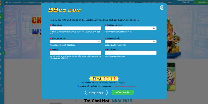 99OK janedoe.io ⭐️ Trang Chủ 99OK.COM Giải Trí Chính Thức 2026 30 Cách Đăng Ký và Đăng Nhập Tài Khoản 99OK