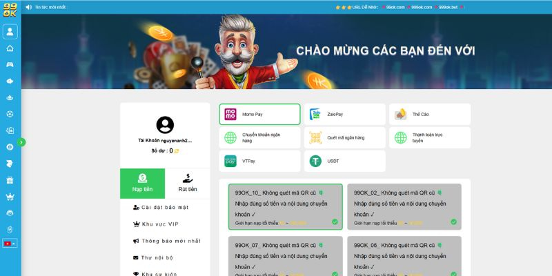 99OK janedoe.io ⭐️ Trang Chủ 99OK.COM Giải Trí Chính Thức 2026 31 Quy trình nạp tiền